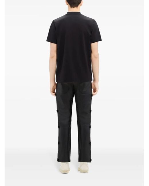 Courreges Volcano T-Shirt Mit Logo-Applikation in Black für Herren