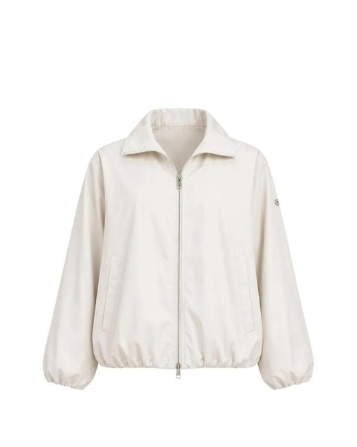 DUNO White Zave Zip-Up Jacket