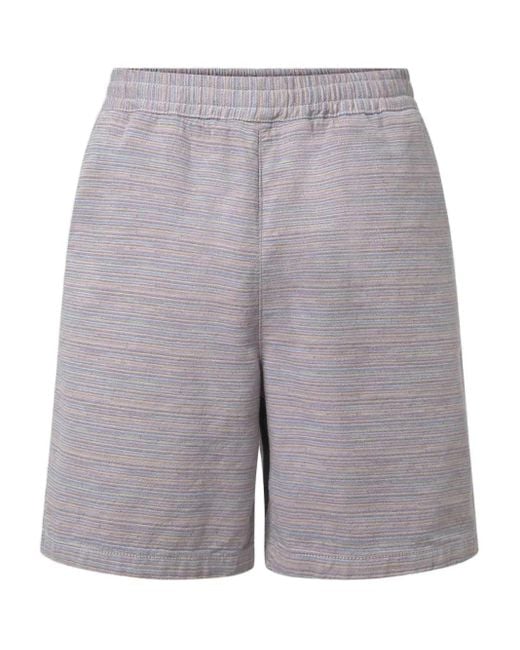 Short Gellar À Rayures Carhartt pour homme en coloris Gray