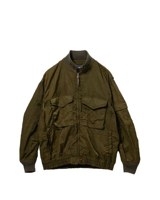 Comme des Garçons Green Garment-Dyed Jacket for men