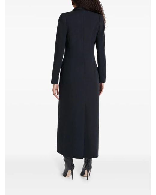 Temperley London Black Enzo Single-Breasted Coat