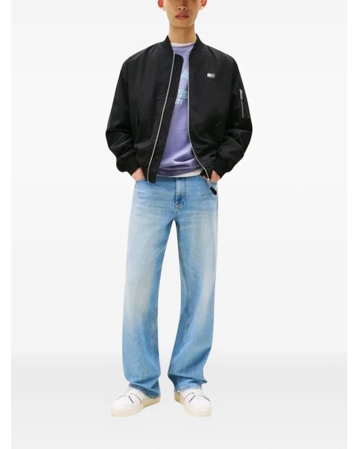 Tommy Hilfiger Black Veste Bomber À Patch Logo for men