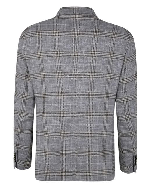 Tagliatore Gray Wool Blazer for men
