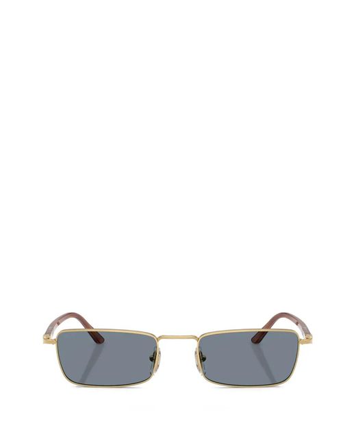 Persol White Rectangle Frame Sunglasses