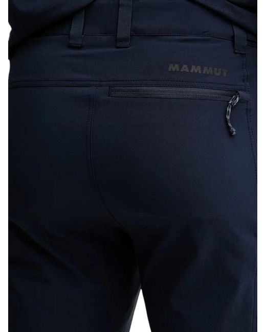 Mammut Blue Runbold Iv Zip-Pocket Cargo Shorts for men