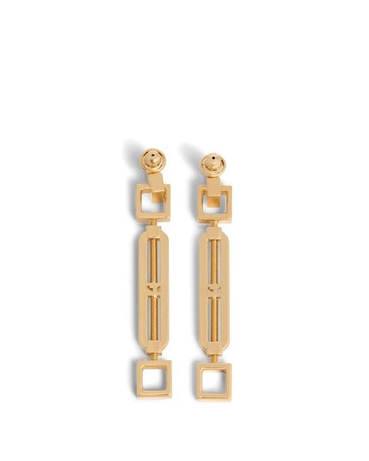 DSquared² Metallic Ohrringe Mit Metallstab