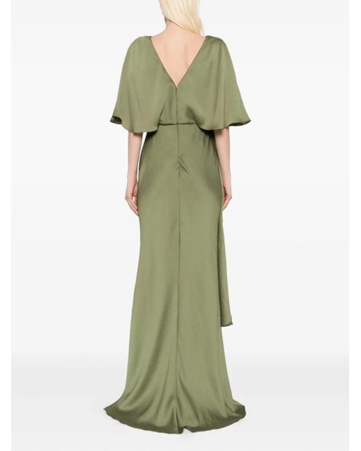 Vestido de fiesta de satén Amsale de color Green