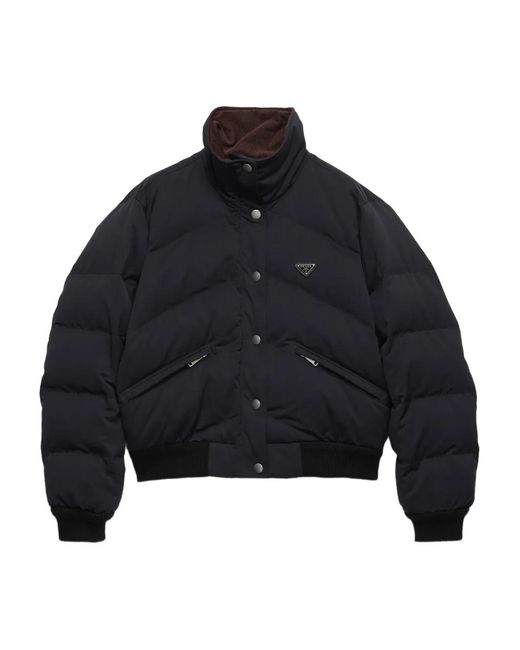 Prada Black Logo Down Jacket