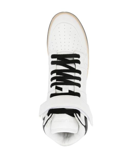 Saint Laurent Lax High-Top-Sneakers in White für Herren