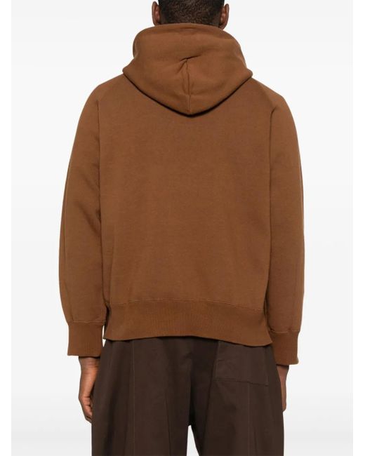 Sacai Brown X Carhartt Wip Pocketed Hoodie
