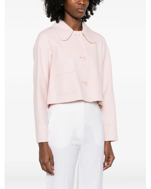 Max Mara Pink Outerwears