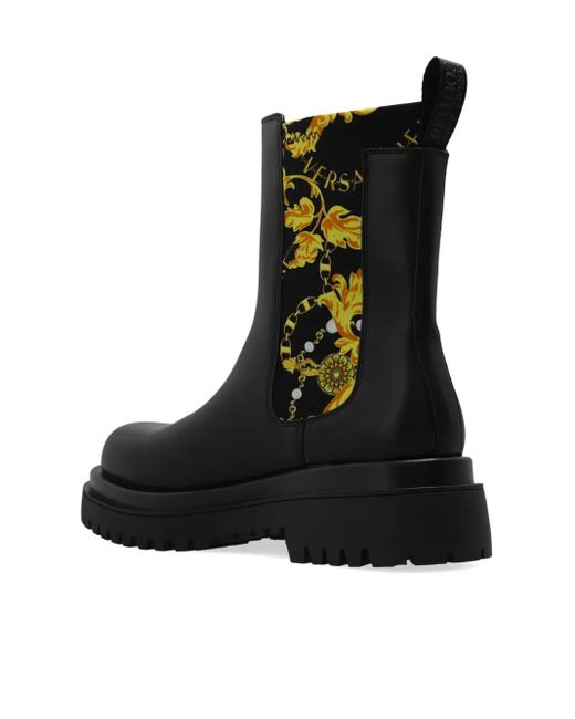 Versace Jeans Couture Black Boots