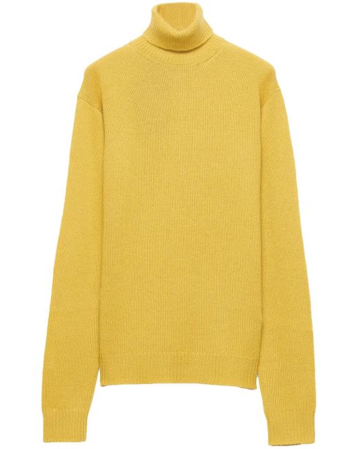 Prada Kasjmier Coltrui in het Yellow voor heren