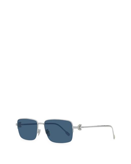 Fred Blue Square-Frame Sunglasses for men