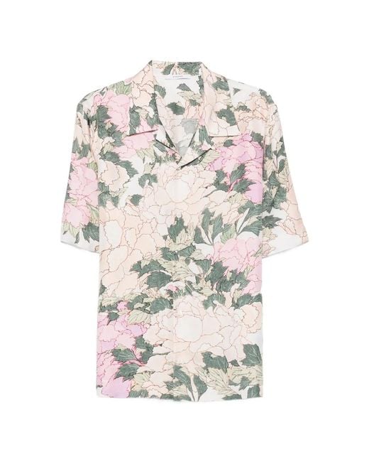 Givenchy Hemd Mit Blumenprint in White für Herren
