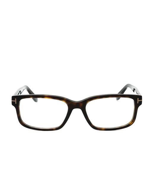 Tom Ford Eckige Brille Mit Vollrand in Brown für Herren
