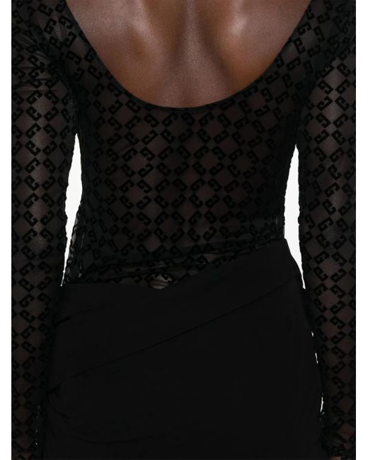 Givenchy 4g メッシュドレス Black