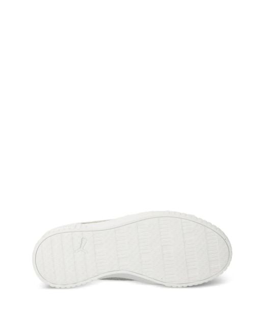 PUMA Black Carina 2.0 Logo-Print Panelled Sneakers