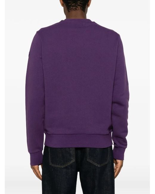 Moncler Pullover Mit Logo-Patch in Purple für Herren