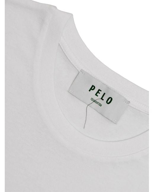 PELO FOUNDATION White Poodle Patch T-Shirt