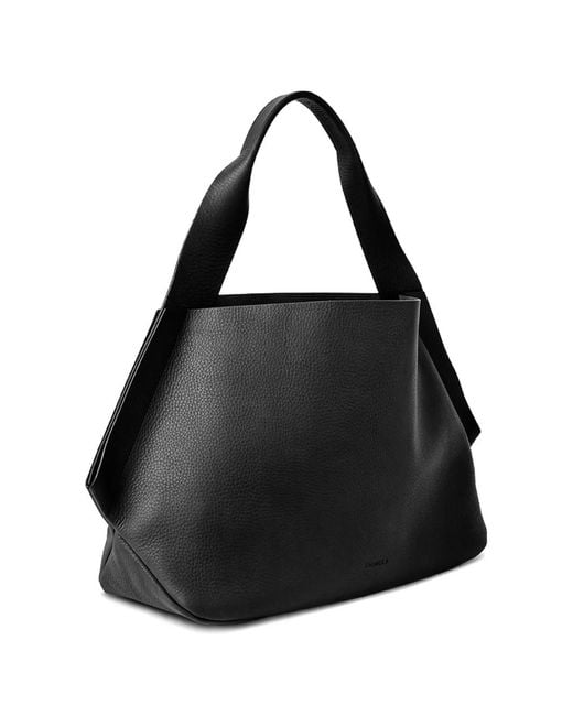 Shinola Black Runwell Leather Shoulder Bag