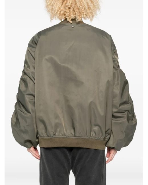 Aniye By Green Zip-Up Bomber Jacket