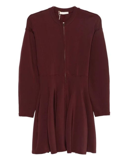 Ulla Johnson Red Kleid mit Reißverschluss