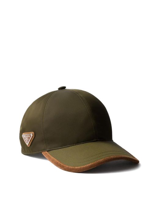 Cappello Da Baseball Re-Nylon di Prada in Green da Uomo