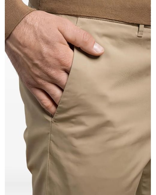 メンズ Incotex センタープレス パンツ Natural