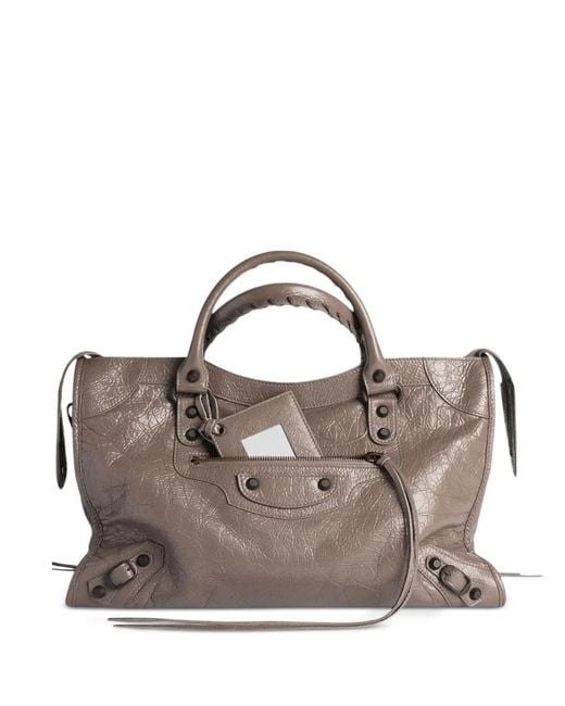 Balenciaga Gray Medium Le City Tote Bag