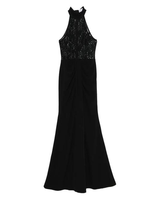 Rebecca Vallance Black Dixie Halterneck Gown