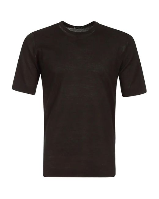 Alpha Industries Black Crew-Neck Short-Sleeve T-Shirt for men