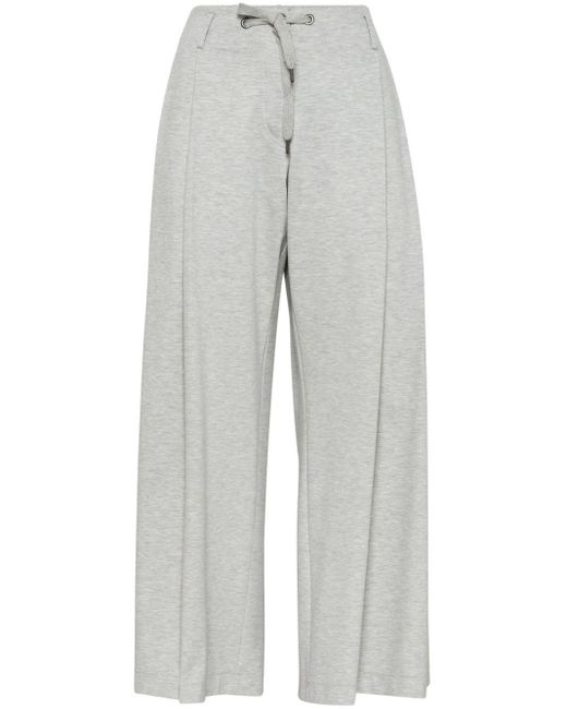Pantaloni sportivi di Brunello Cucinelli in Gray