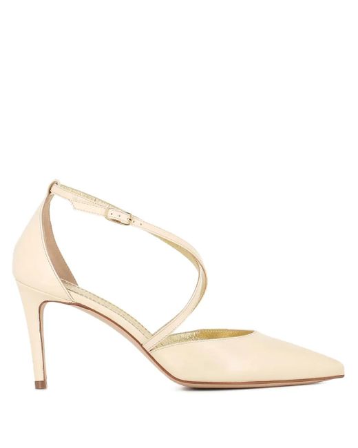 Antonio Barbato Maestri Veneziani White 80Mm Cross-Strap Pumps