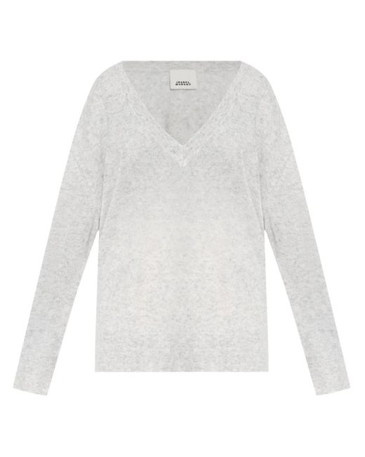 Isabel Marant White Sweater 'Larana'