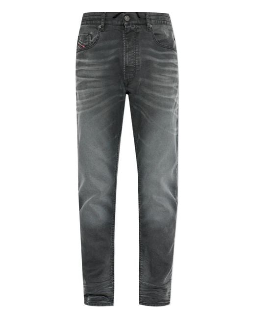 DIESEL Gray D-Krooley Slim-Fit Jeans for men