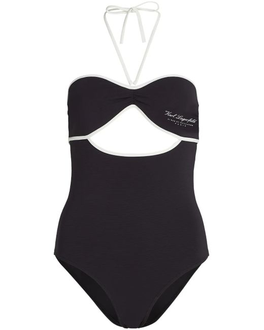 Karl Lagerfeld Blue Hotel Karl Swimsuit
