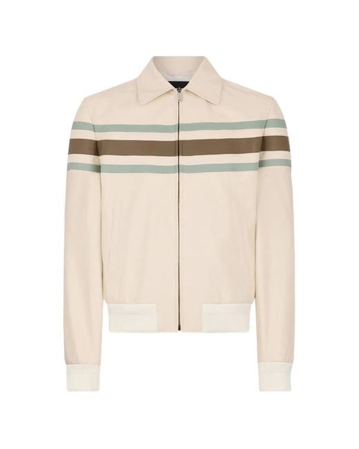 DSquared² Preppy Leren Blouse in het Natural voor heren