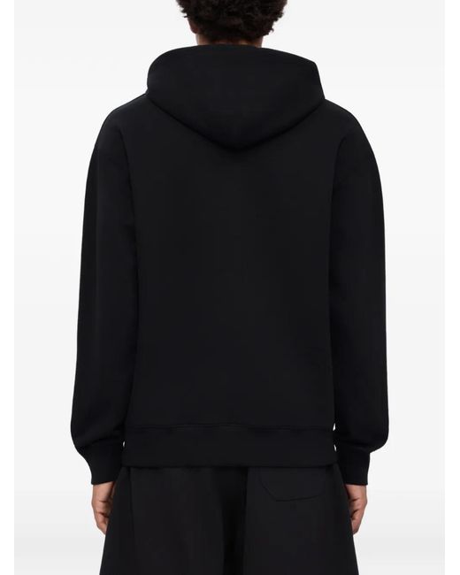 MSGM Hoodie Met Print in het Black voor heren