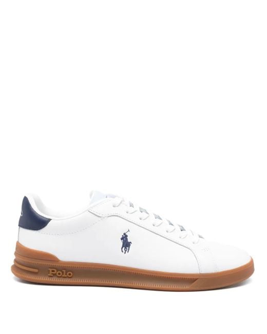 Polo Ralph Lauren White Heritage Court Ii Sneakers for men