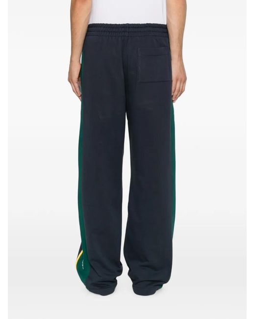 Casablanca Blue Pantalon De Jogging À Rayures Latérales for men