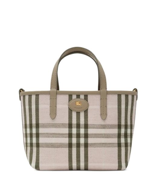 Burberry Natural Mini Reversible Bloomsbury Tote​