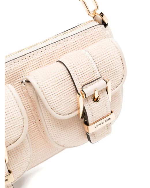 Michael Kors Natural Small Zoe Shoulder Bag