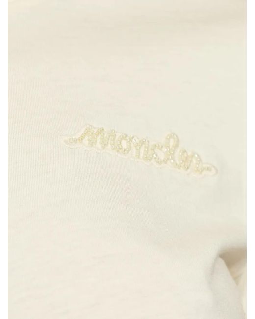 Moncler White T-Shirts And Polos