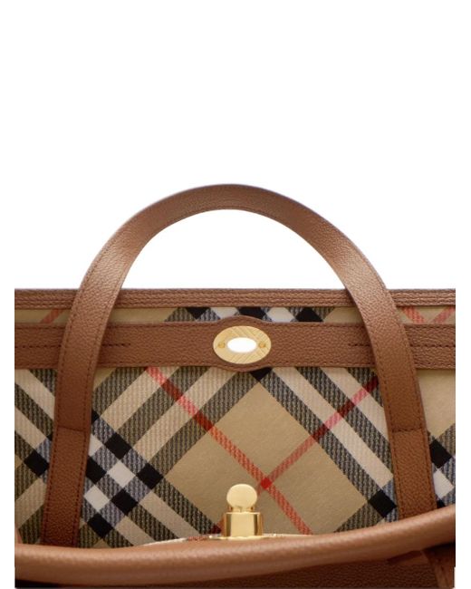 トートバッグ Burberry Caramel leather medium Cotswolds