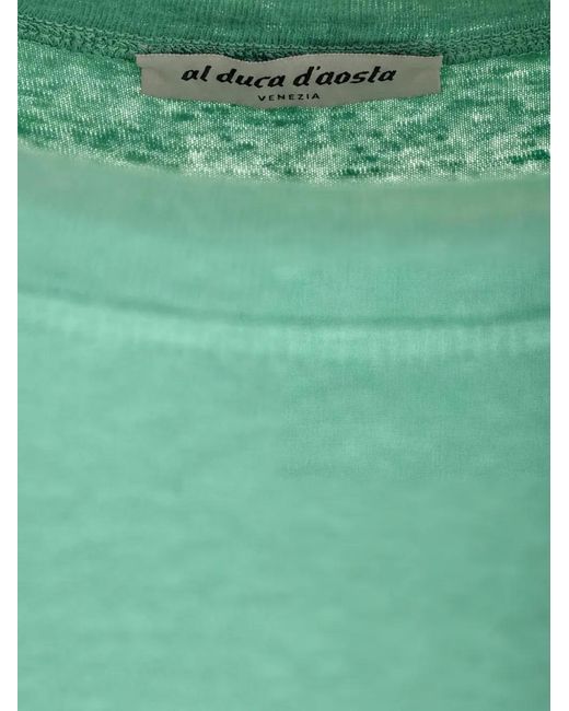 Al Duca D'aosta Green Crew-Neck Short-Sleeve T-Shirt for men