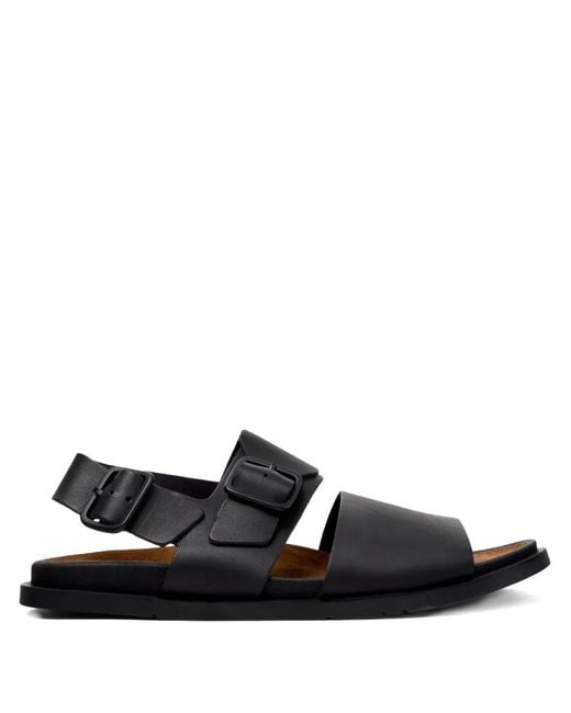 Camper Black Lluc Buckled Sandals for men