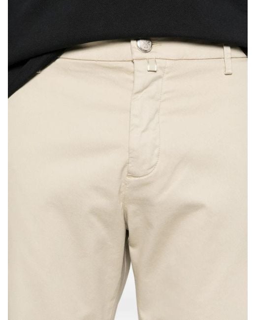 Jacob Cohen White Cotton Pants for men