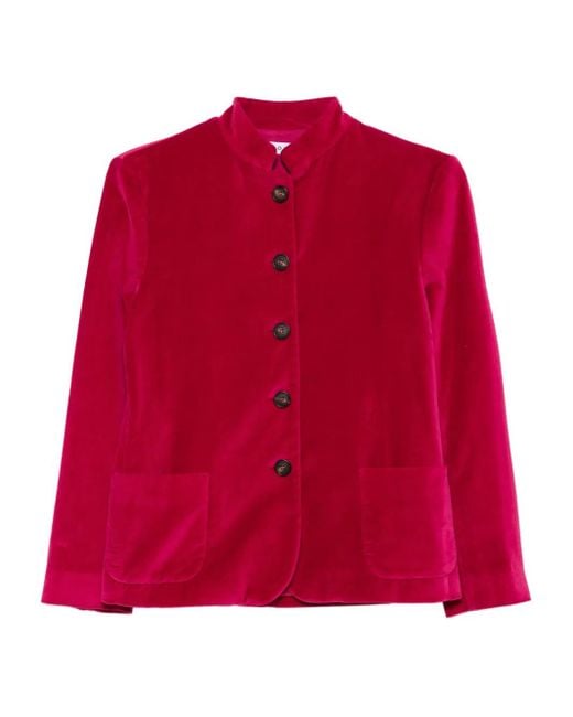 Chaqueta con bolsillo de parche ROSSO35 de color Red