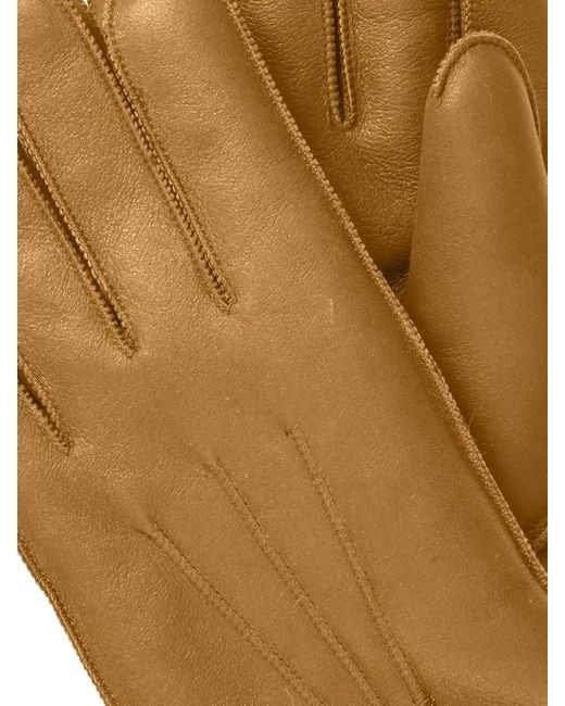 Parajumpers Yellow Leather Gloves